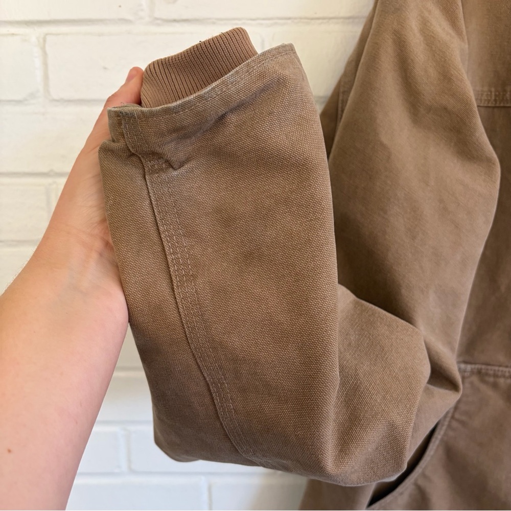 Carhartt Sandstone Sherpa Lined Ridge Coat (Style #C61), SZ XL Tall - Picture 4 of 12